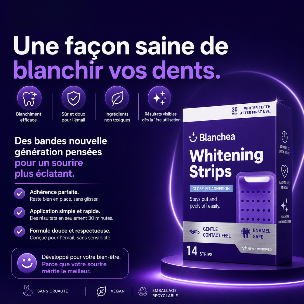 Blanchea - Bandes Blanchissantes Blancheur Immédiate