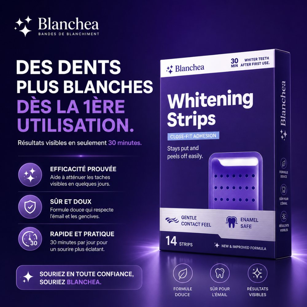 Blanchea - Bandes Blanchissantes Blancheur Immédiate