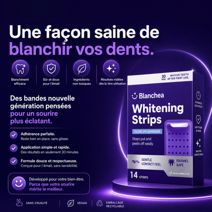 Blanchea - Bandes Blanchissantes Blancheur Immédiate